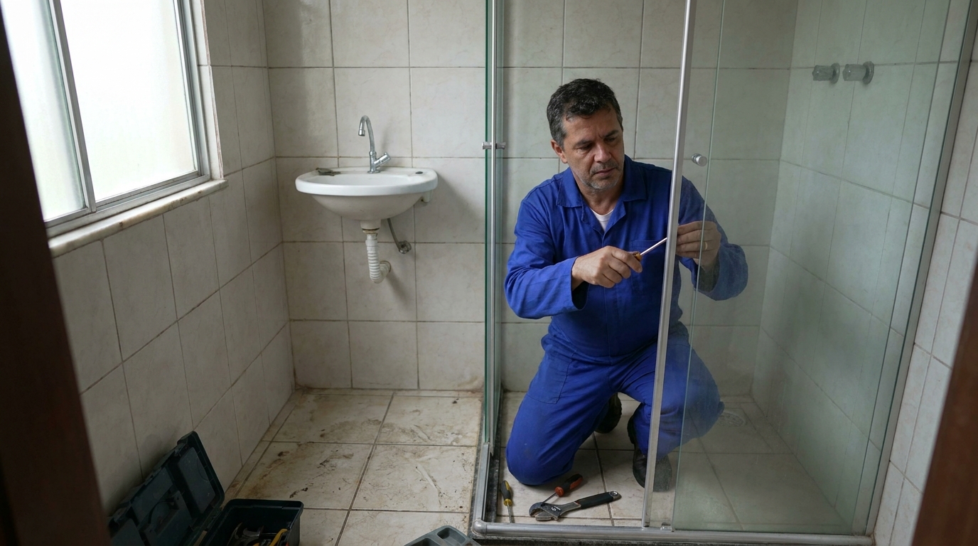 Troca de Roldanas e Trilhos em Toledo‑PR